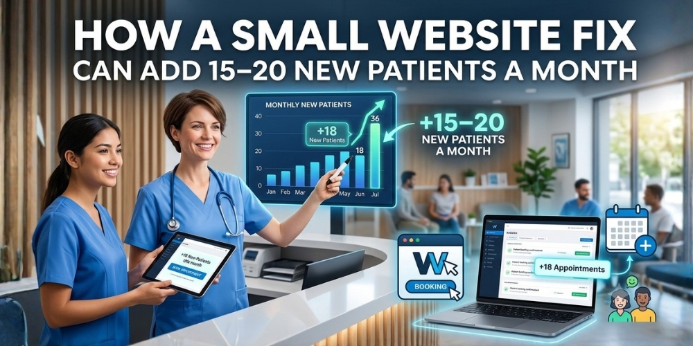 How a Small Website Fix Can Add 15–20 New Patients a Month